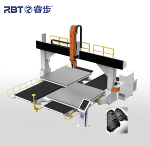 Rbt 5-осевой двухстоловый фрезерный станок с ЧПУ для фрезерования, резки и обрезки, одобренный CE