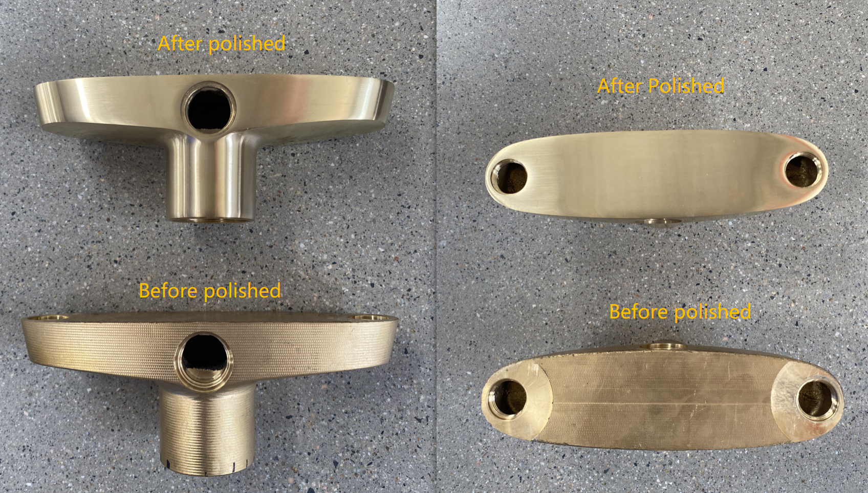4. 抛光前 против 抛光后 ..