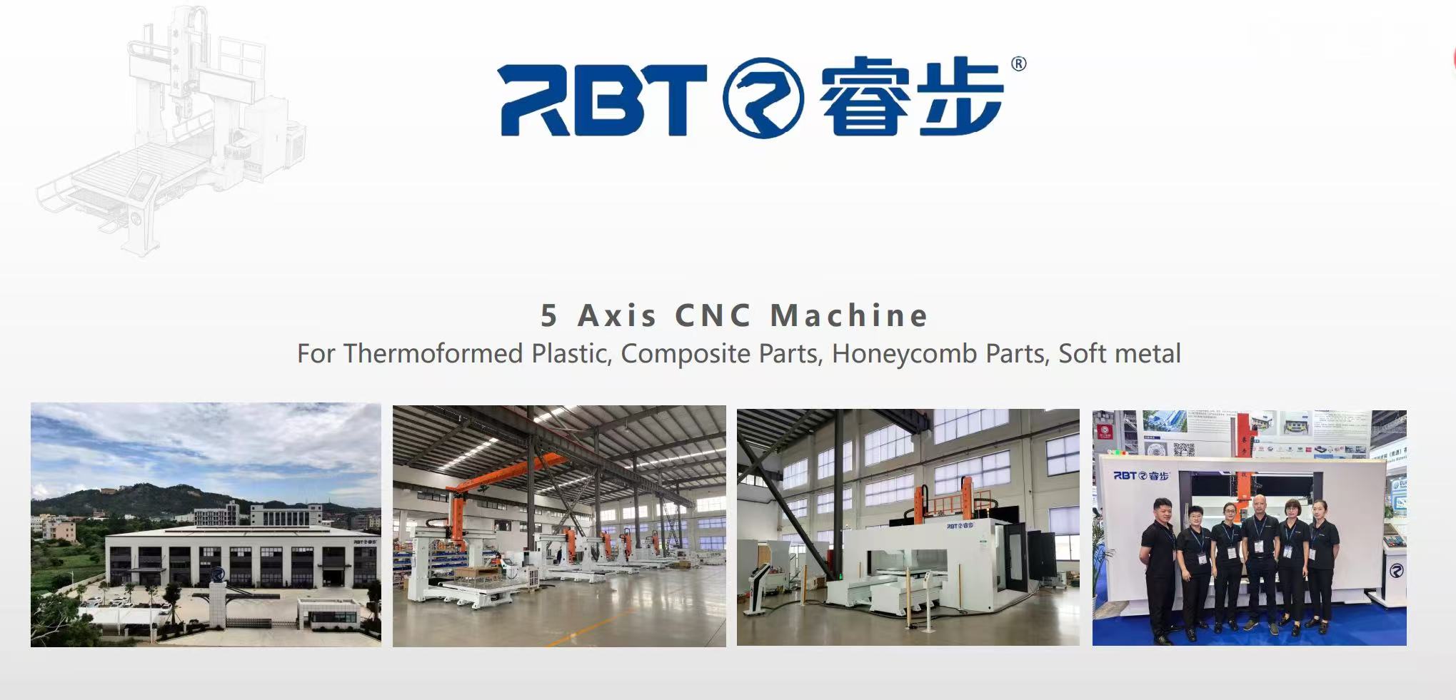 RBT 5 axis cnc machine RBT 5 Оси с ЧПУ